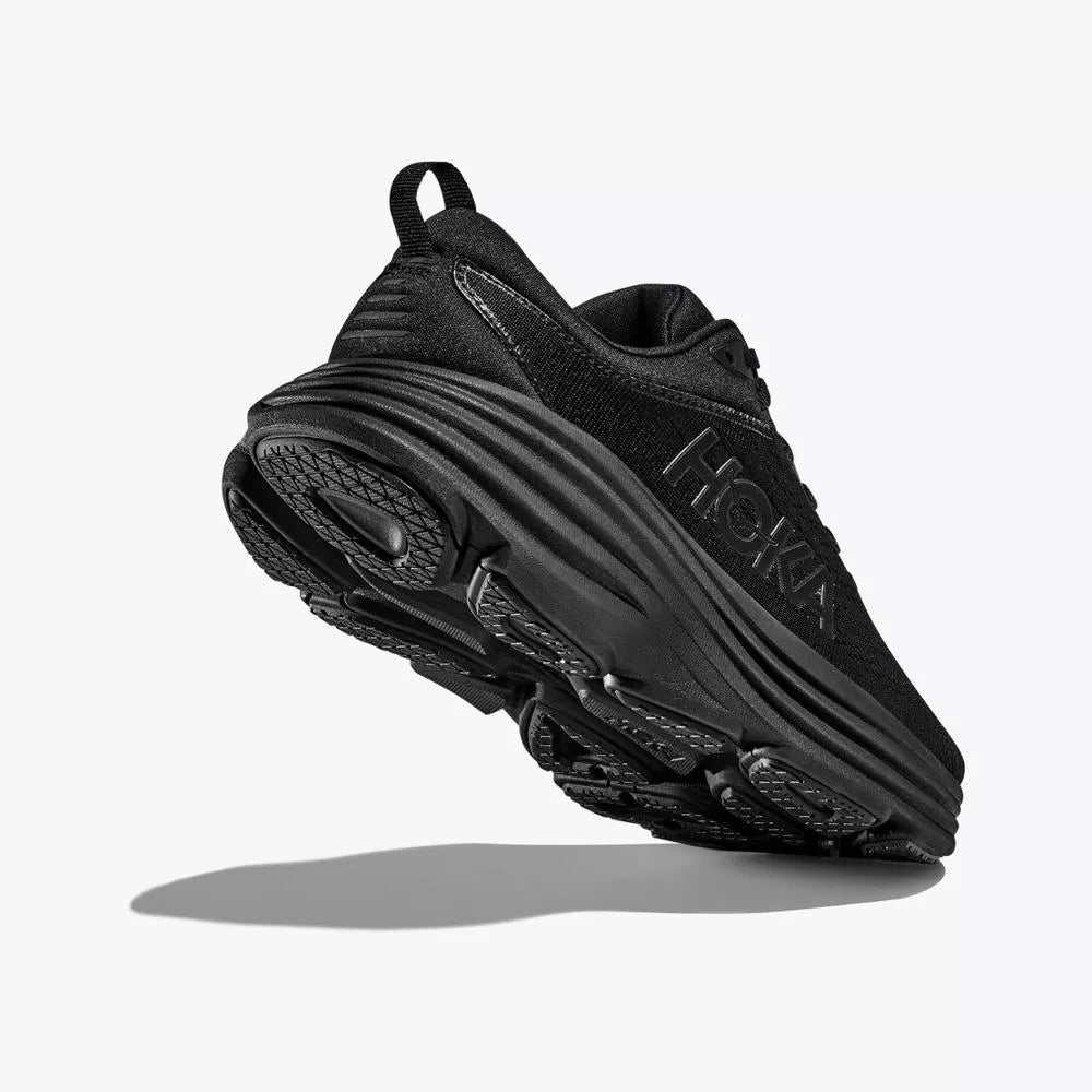 Hoka Women's Bondi 8 Shoes - Black / Black