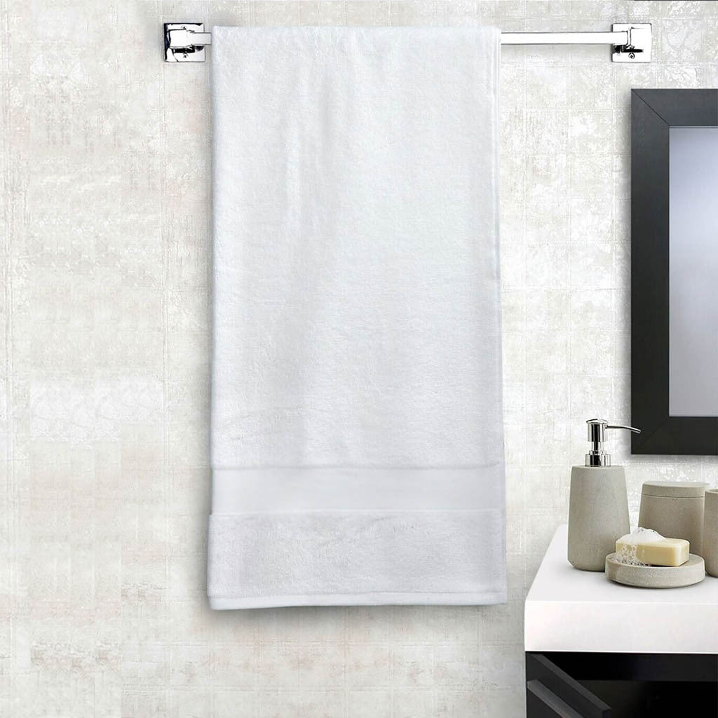 12-Pack Bath Towels for Bathroom, Durable Guest Towels for Hotels, Spa, Restaurants, and Hospitals Size 24x48 - Economical Pack of 12