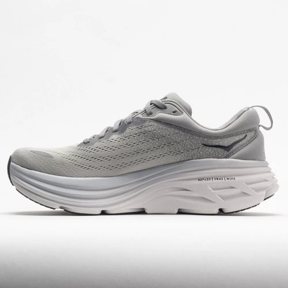 Hoka Bondi 8 Men's Shoes Sharkskin/Harbor Mist