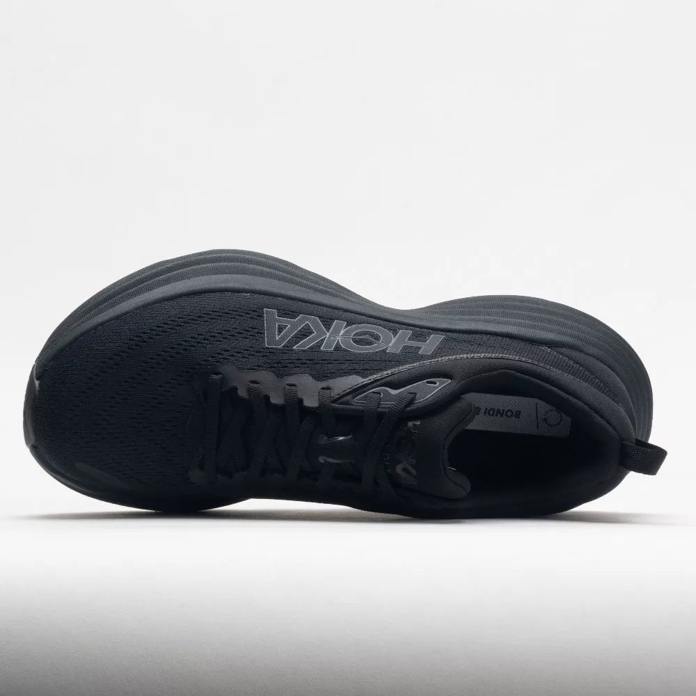 Hoka Bondi 8 Men's Shoes Black/Black