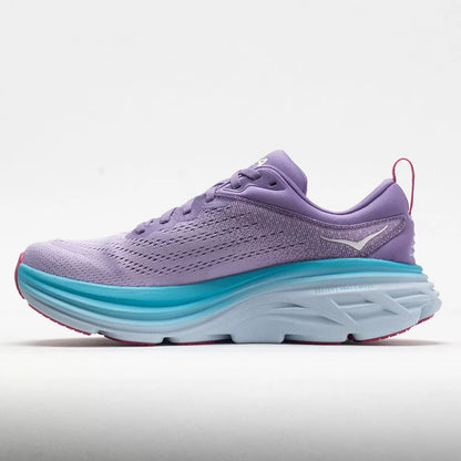 Hoka Bondi 8 Women's Shoes Chalk Violet/Pastel Lilac