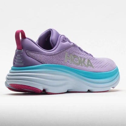 Hoka Bondi 8 Women's Shoes Chalk Violet/Pastel Lilac