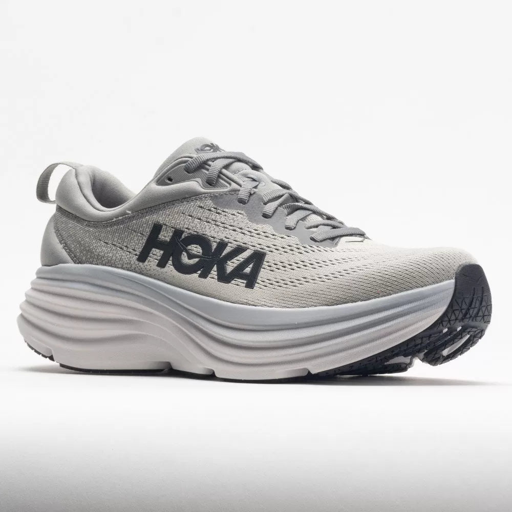 Hoka Bondi 8 Men's Shoes Sharkskin/Harbor Mist