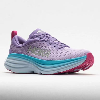 Hoka Bondi 8 Women's Shoes Chalk Violet/Pastel Lilac