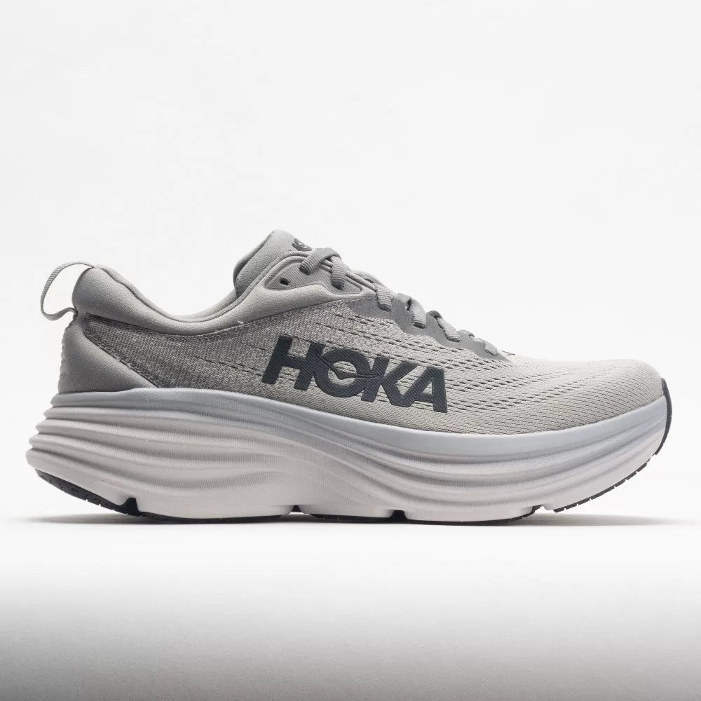 Hoka Bondi 8 Men's Shoes Sharkskin/Harbor Mist