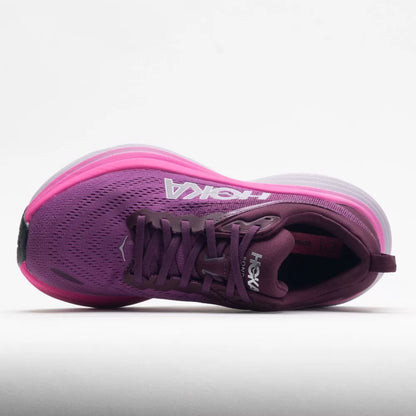 Hoka Bondi 8 Women's Shoes Beautyberry/Grape Wine