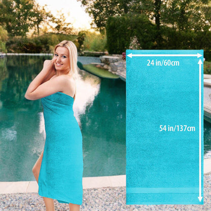 8 Piece Large Bath Towels, 27\